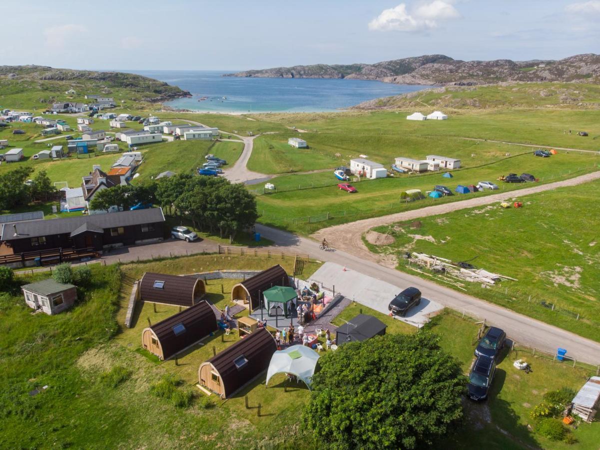 North Coast 500 Pods Hotel Achmelvich Ngoại thất bức ảnh